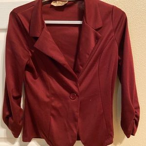 Maroon blazer